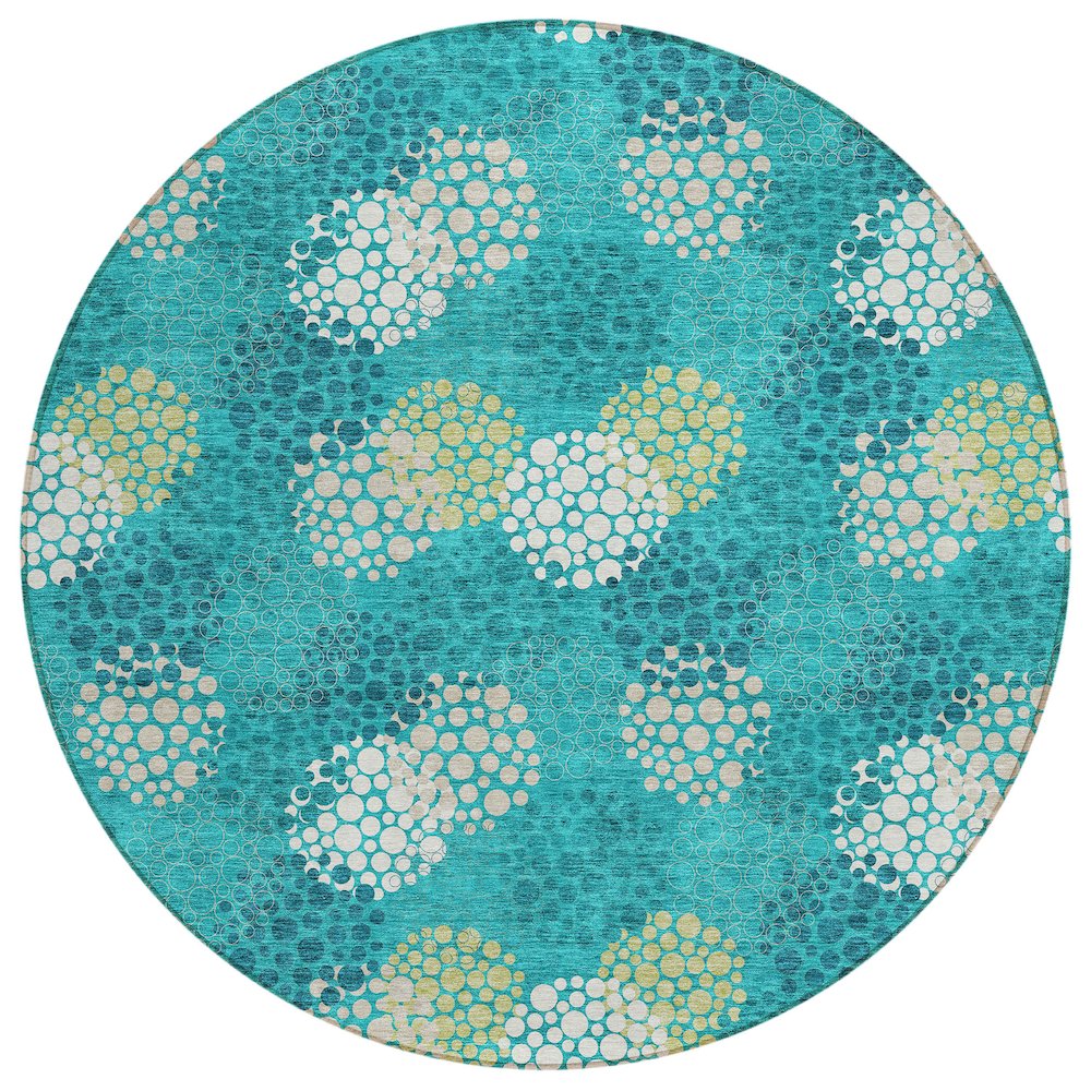 Chantille ACN908 Green 8' x 8' Rug. Picture 1