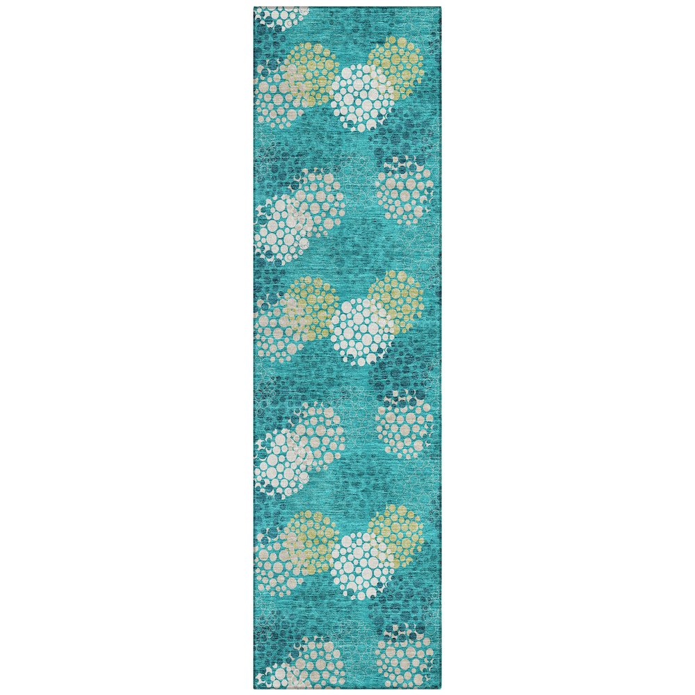 Chantille ACN908 Green 2'3" x 7'6" Rug. Picture 1