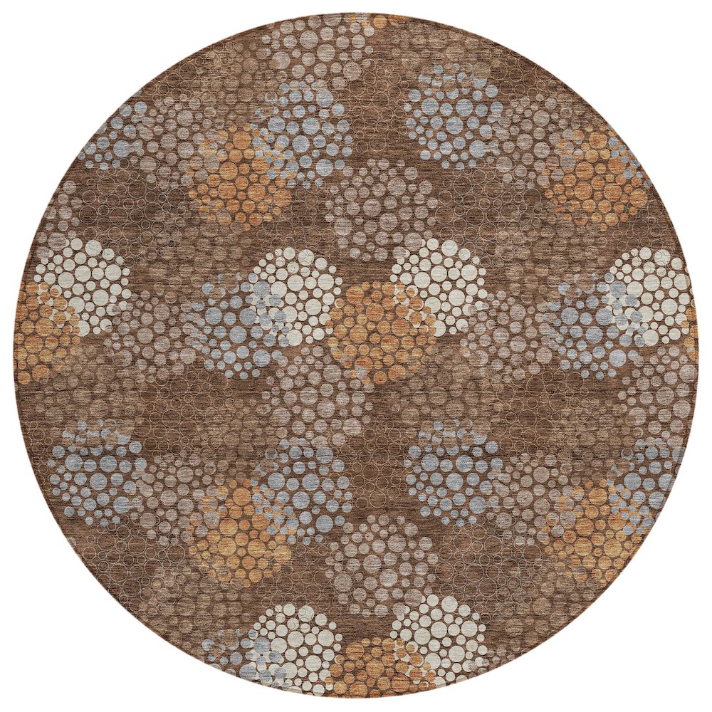 Chantille ACN908 Brown 8' x 8' Rug. Picture 1