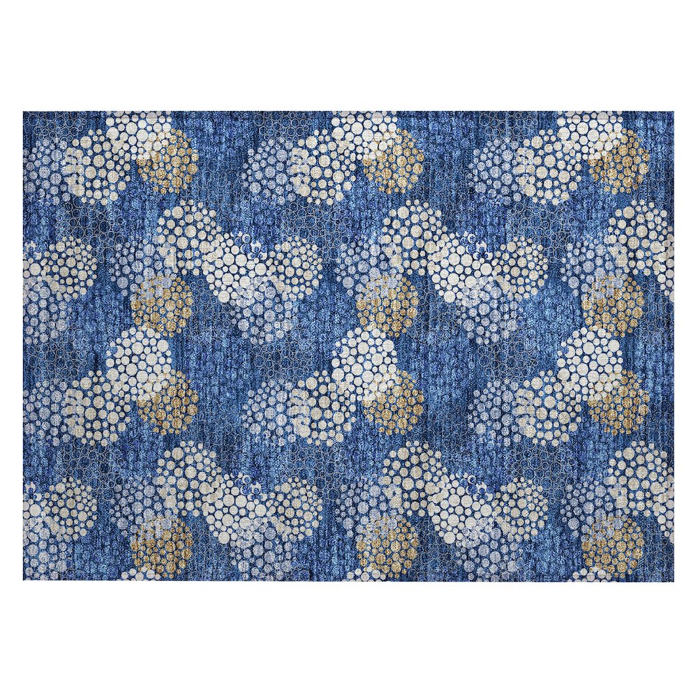 Chantille ACN908 Blue 1'8" x 2'6" Rug. Picture 1