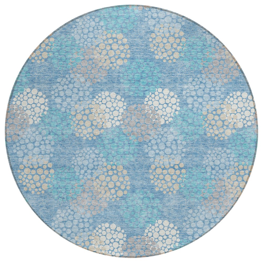Chantille ACN908 Blue 8' x 8' Rug. Picture 1