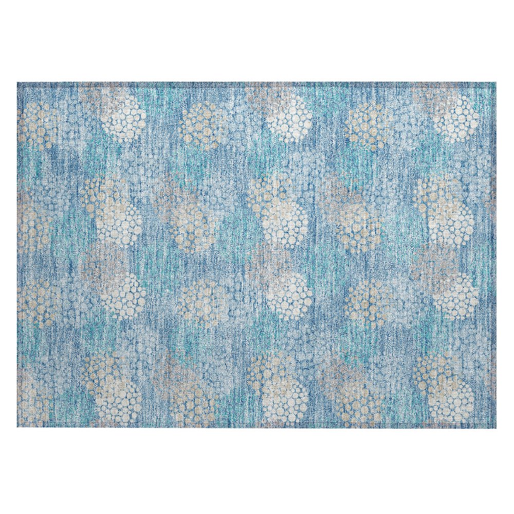Chantille ACN908 Blue 1'8" x 2'6" Rug. Picture 1