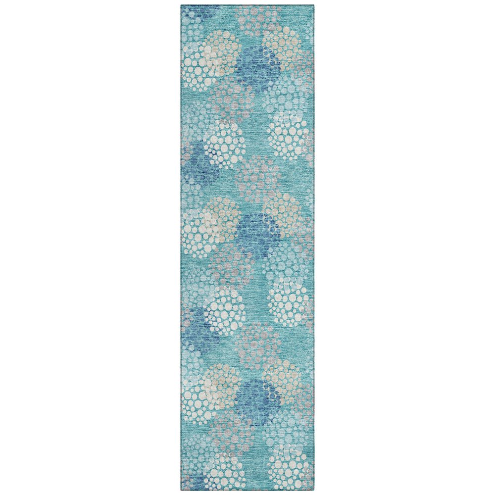 Chantille ACN908 Teal 2'3" x 7'6" Rug. Picture 1