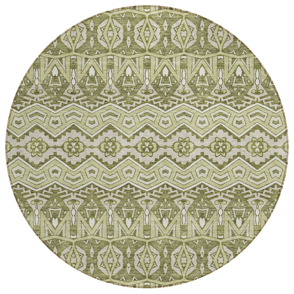 Chantille ACN909 Green 8' x 8' Rug. Picture 1