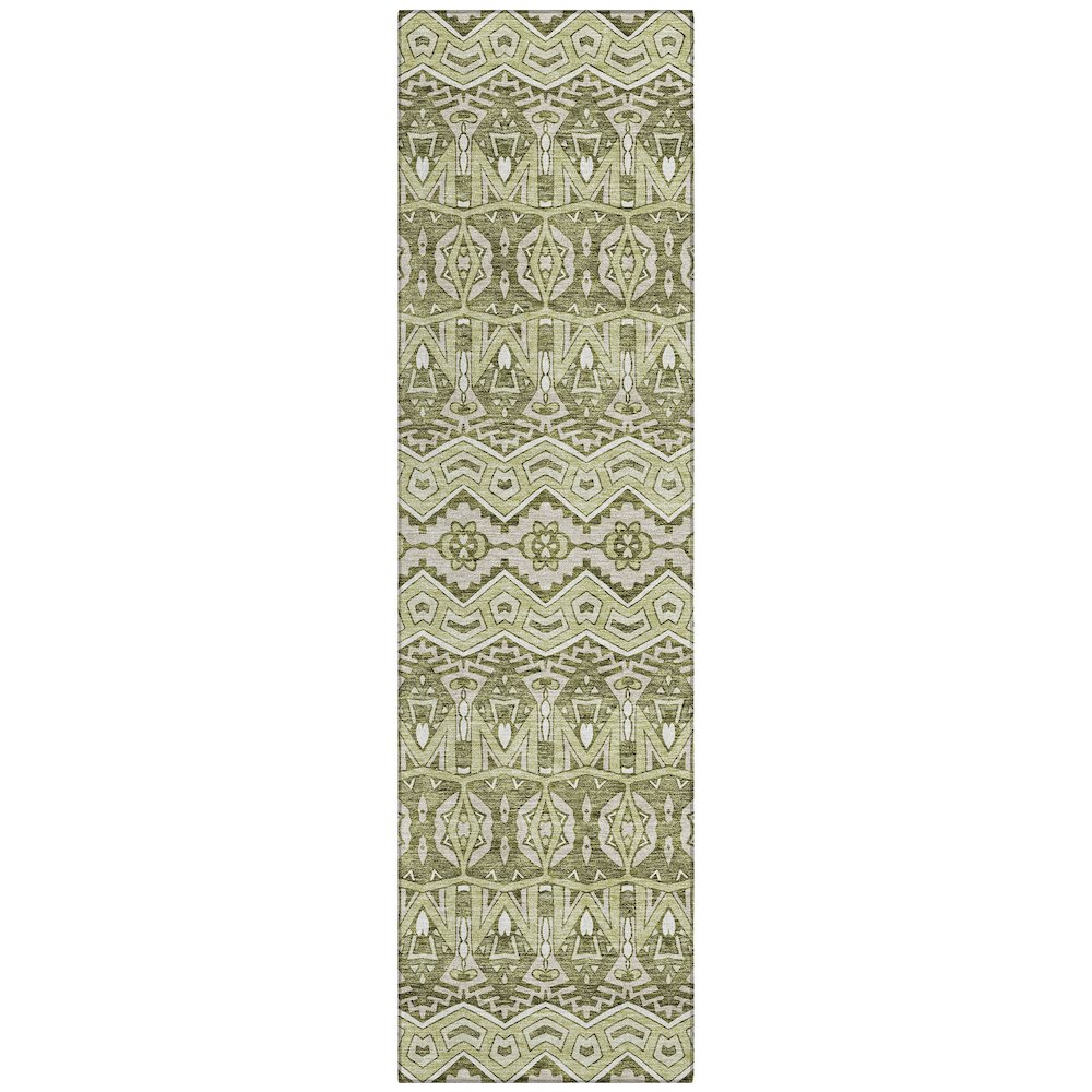 Chantille ACN909 Green 2'3" x 7'6" Rug. Picture 1