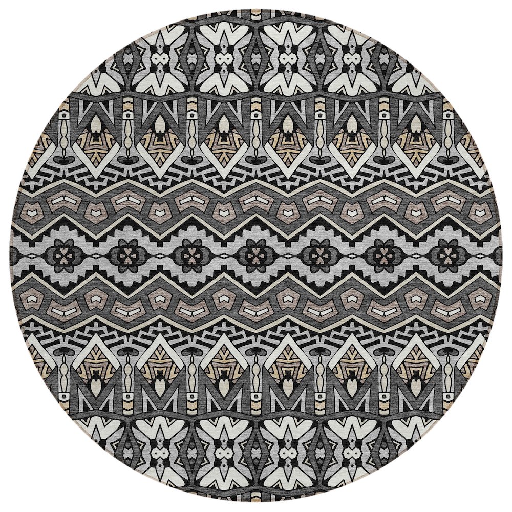 Chantille ACN909 Gray 8' x 8' Rug. Picture 1