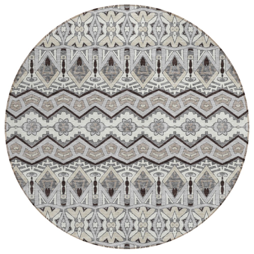 Chantille ACN909 Gray 8' x 8' Rug. Picture 1