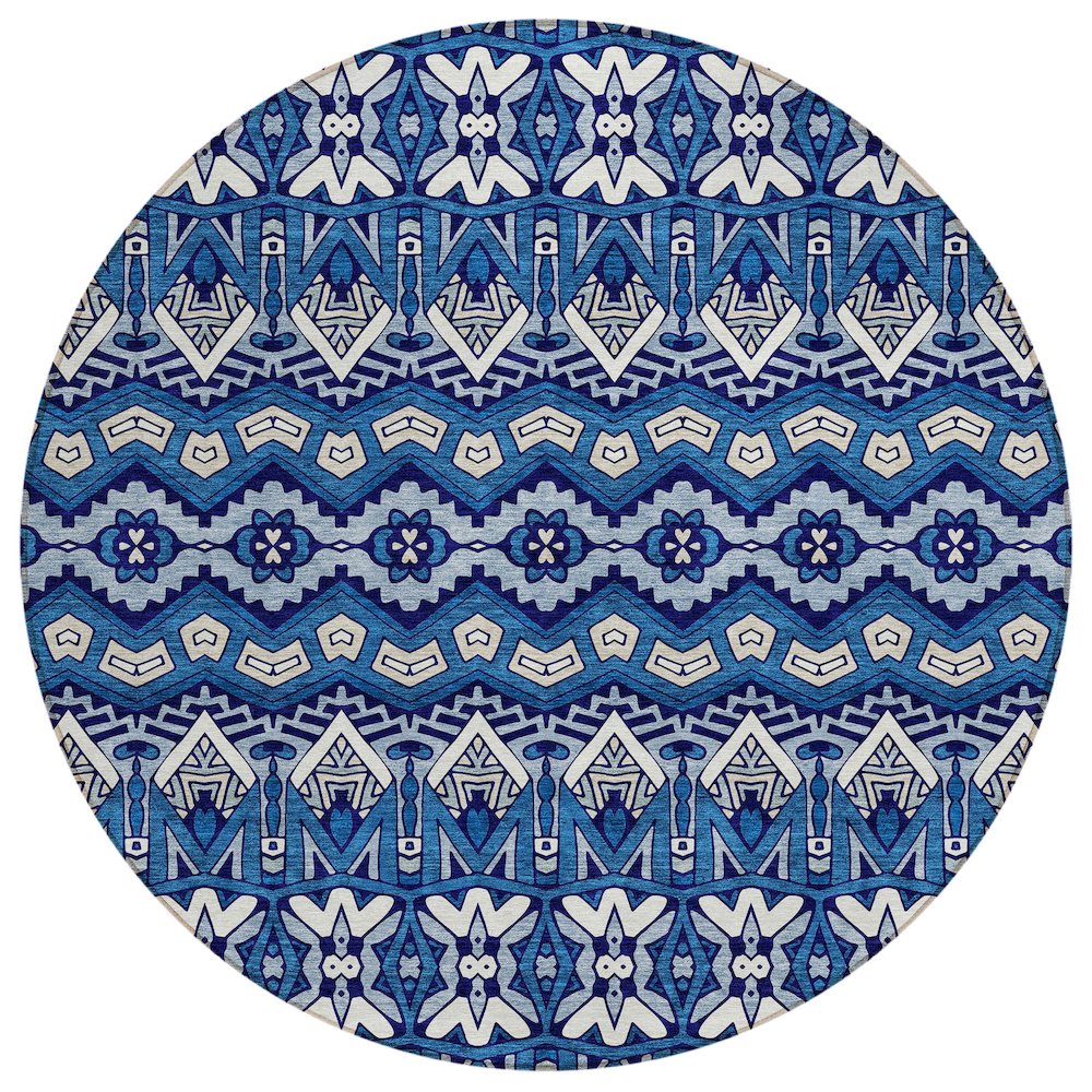 Chantille ACN909 Blue 8' x 8' Rug. Picture 1