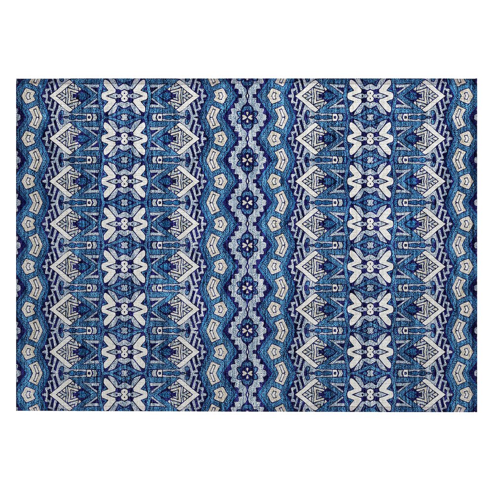 Chantille ACN909 Blue 1'8" x 2'6" Rug. Picture 1