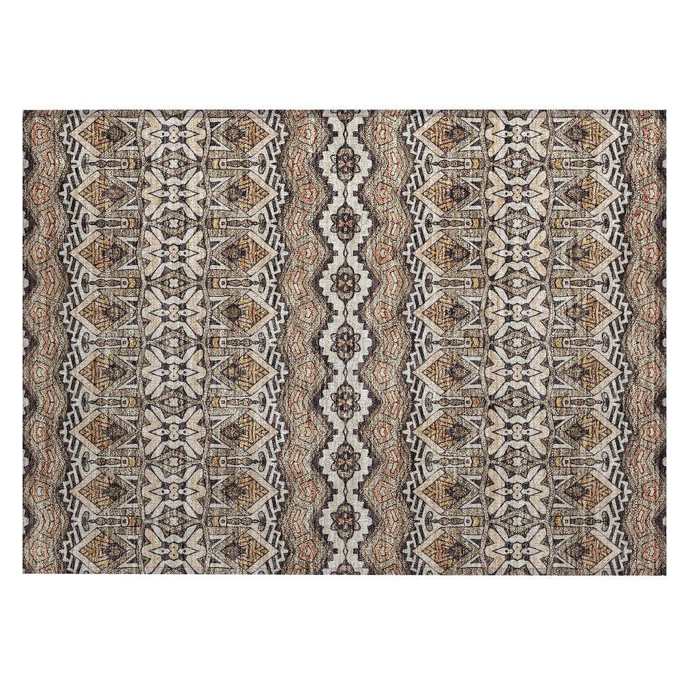 Chantille ACN909 Brown 1'8" x 2'6" Rug. Picture 1