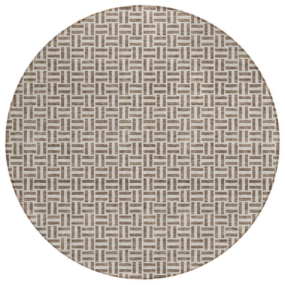 Chantille ACN911 Brown 8' x 8' Rug. Picture 1