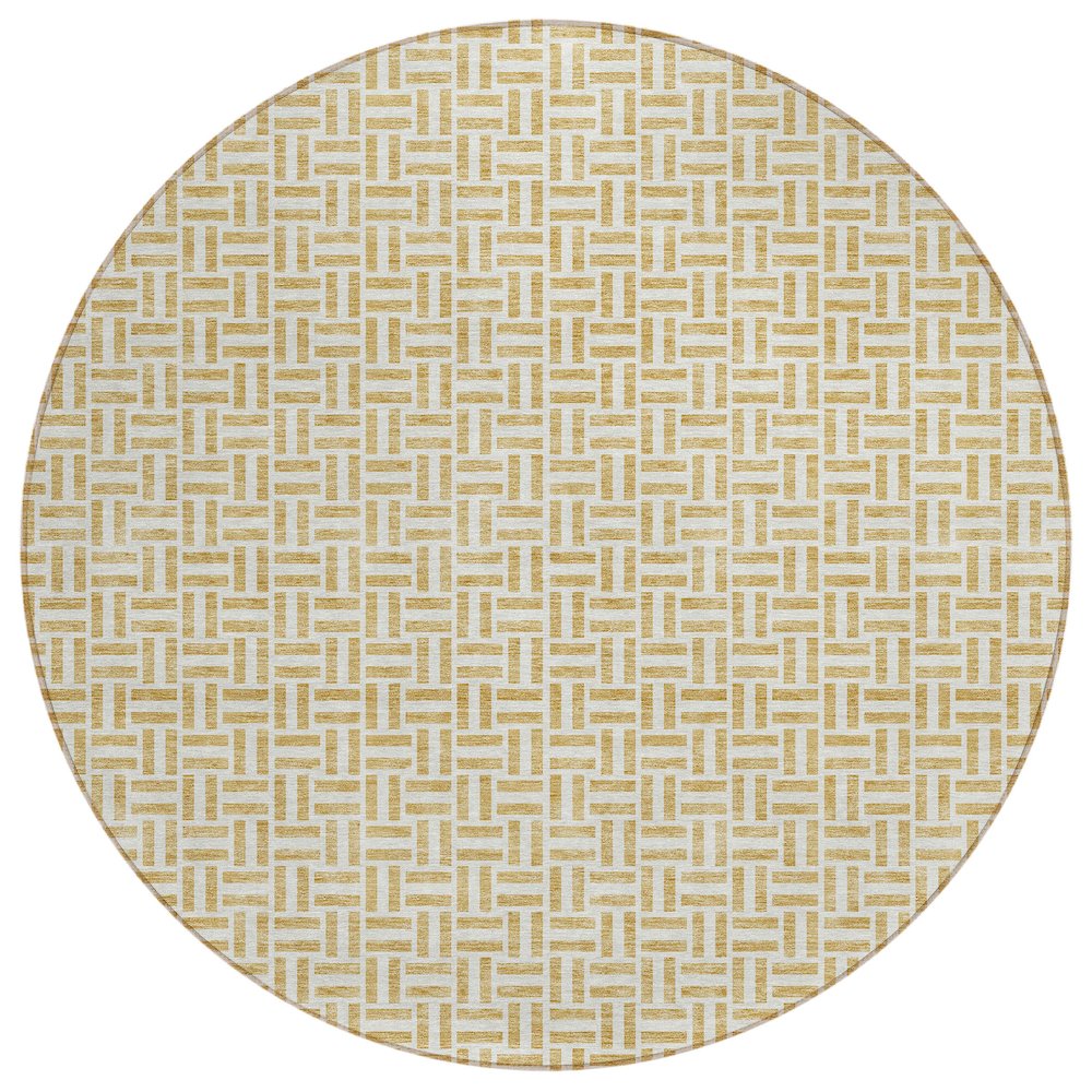 Chantille ACN911 Gold 8' x 8' Rug. Picture 1