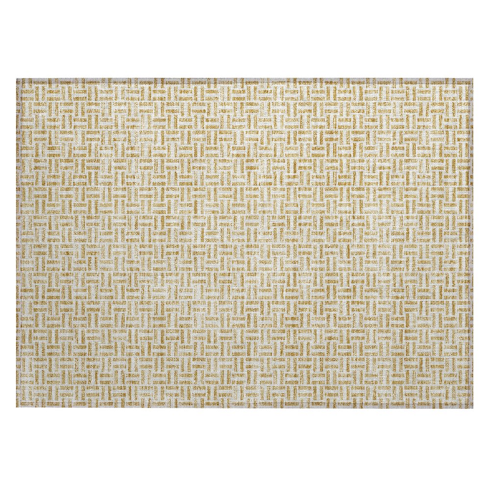 Chantille ACN911 Gold 1'8" x 2'6" Rug. Picture 1