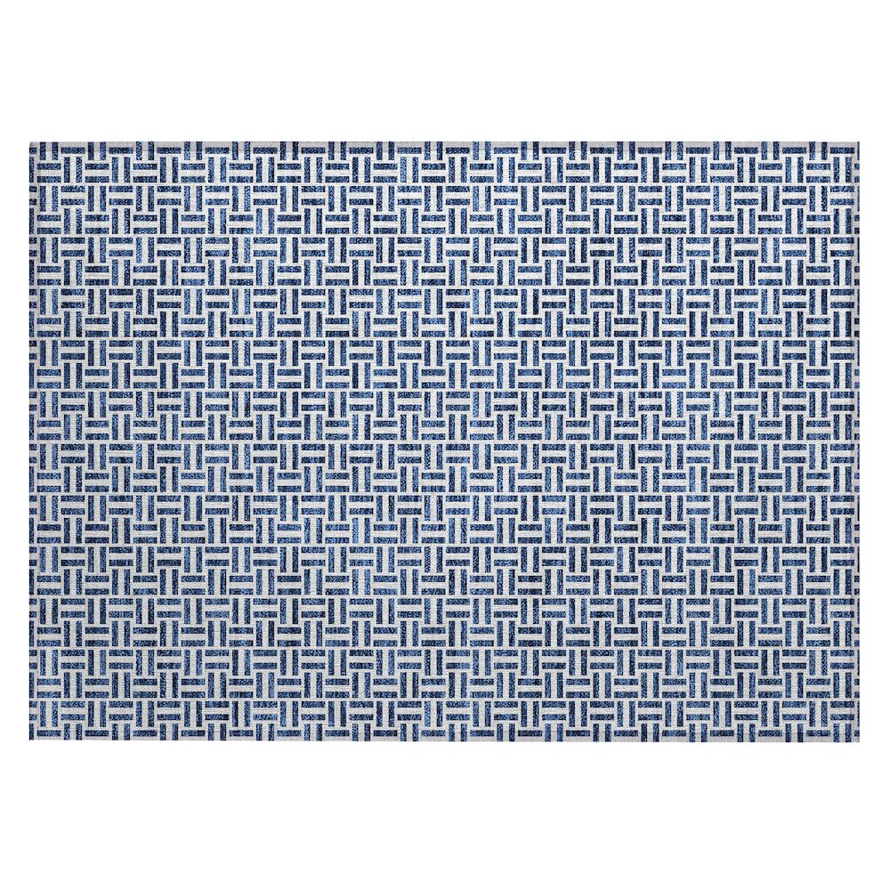 Chantille ACN911 Blue 1'8" x 2'6" Rug. Picture 1