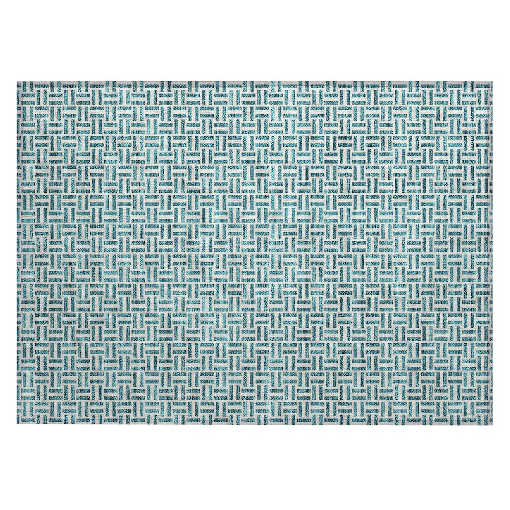 Chantille ACN911 Teal 1'8" x 2'6" Rug. Picture 1