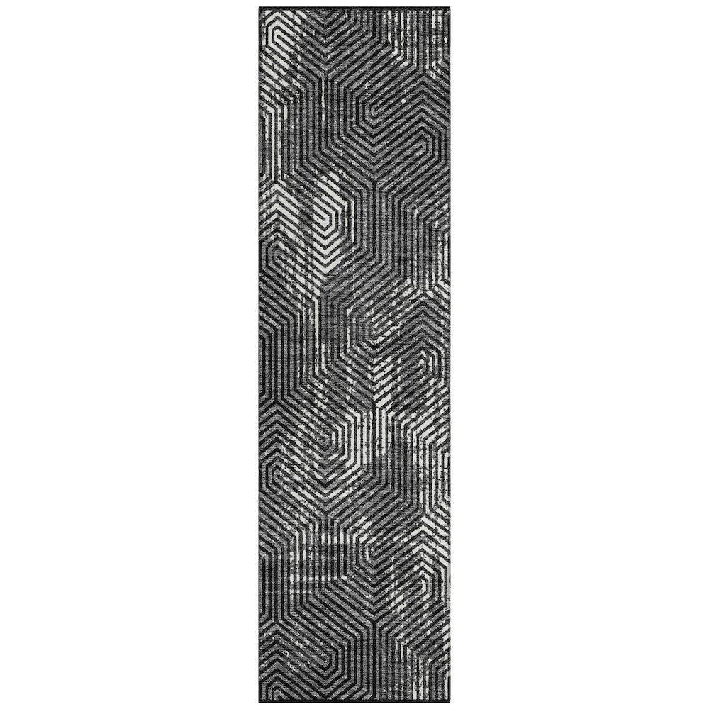 Chantille ACN912 Black 2'3" x 7'6" Rug. Picture 1