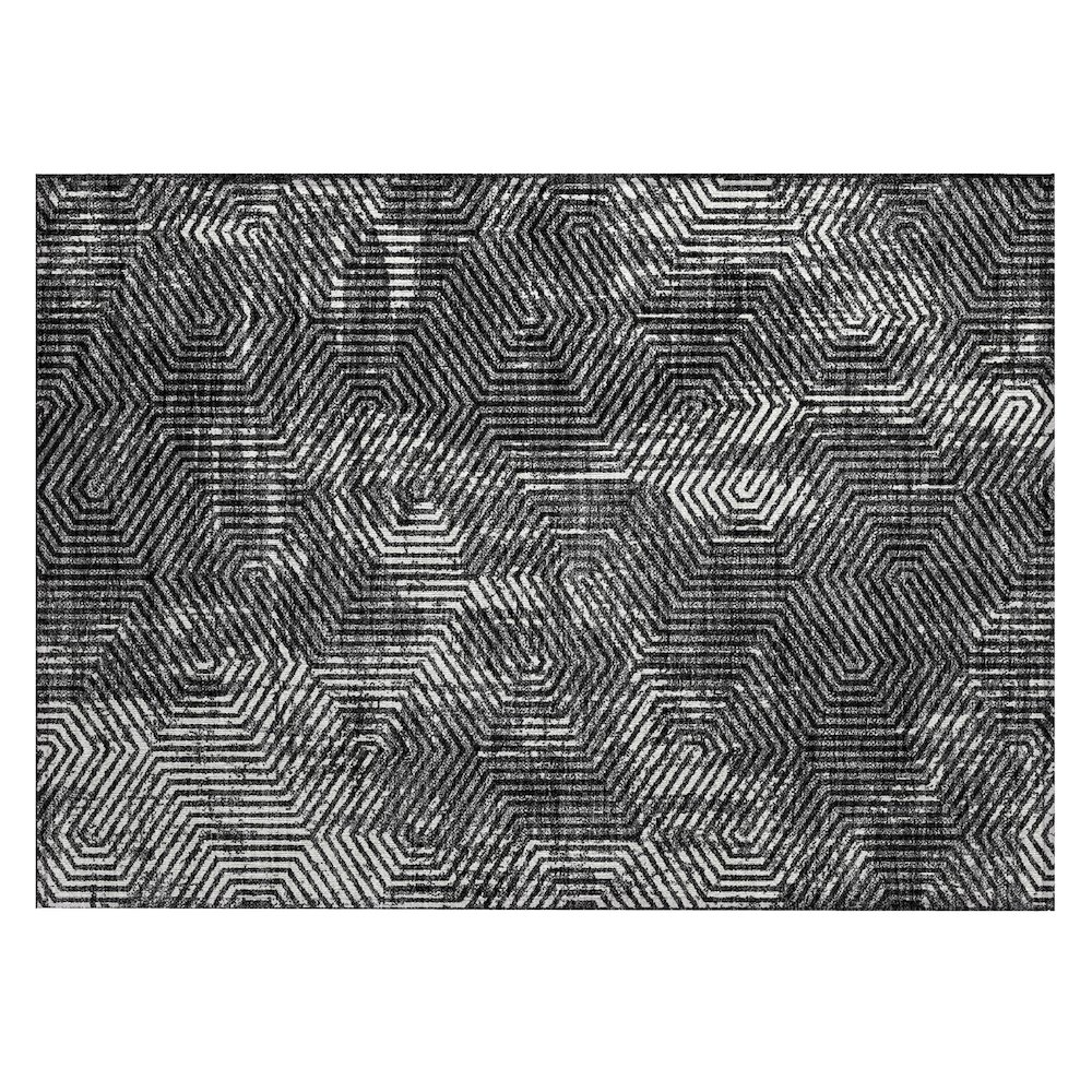 Chantille ACN912 Black 1'8" x 2'6" Rug. Picture 1