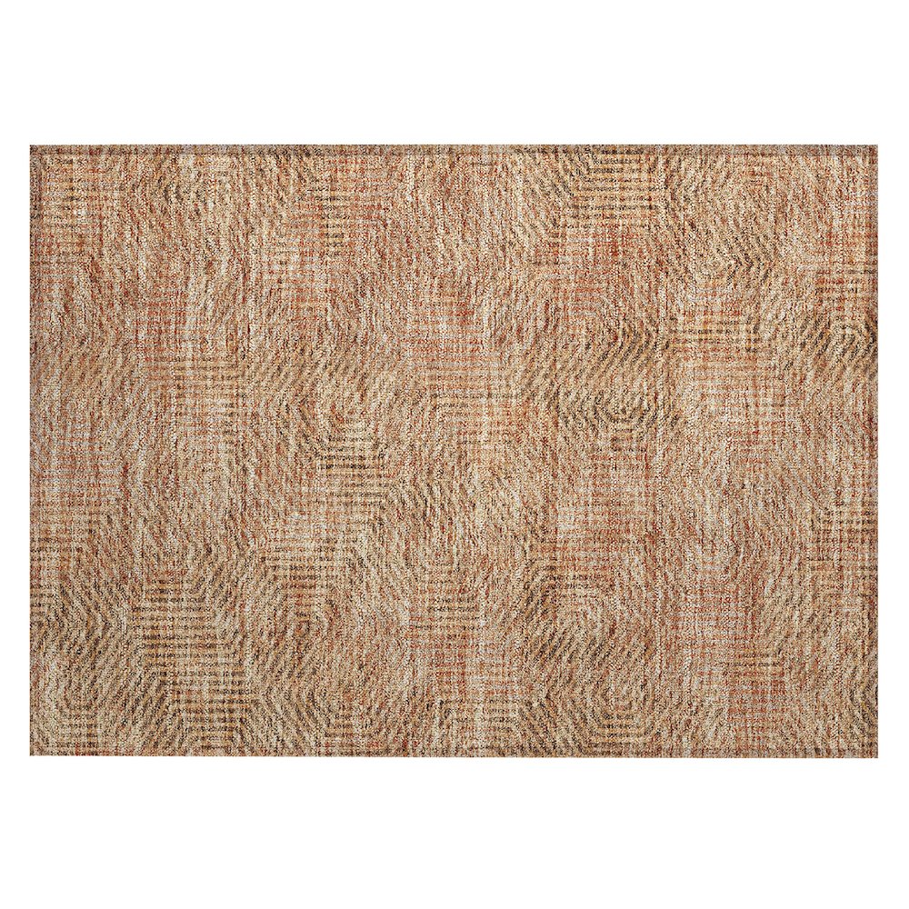 Chantille ACN912 Orange 1'8" x 2'6" Rug. Picture 1
