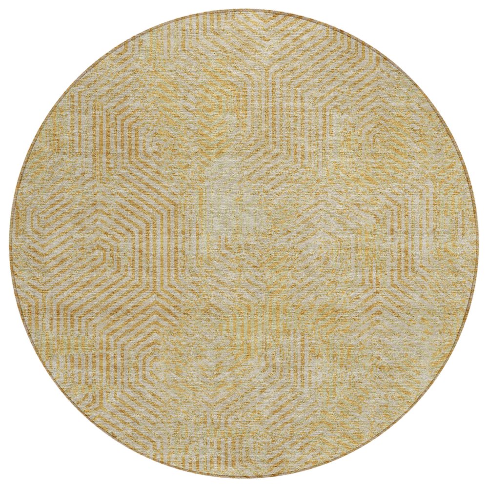 Chantille ACN912 Gold 8' x 8' Rug. Picture 1