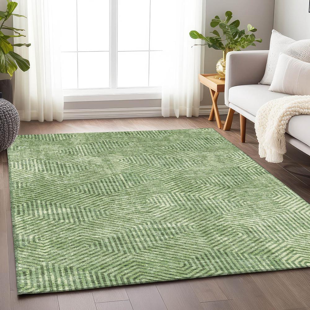 Chantille ACN912 Green 2'6" x 3'10" Rug. Picture 5