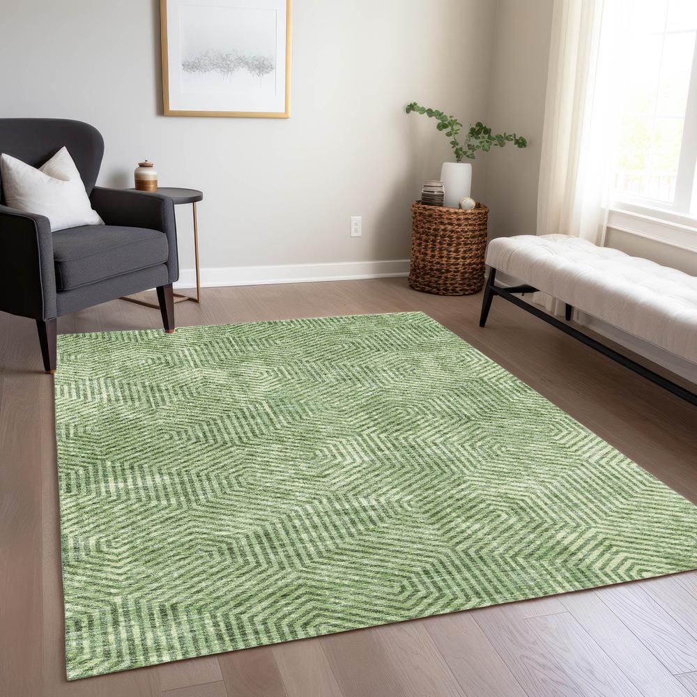 Chantille ACN912 Green 2'6" x 3'10" Rug. Picture 6