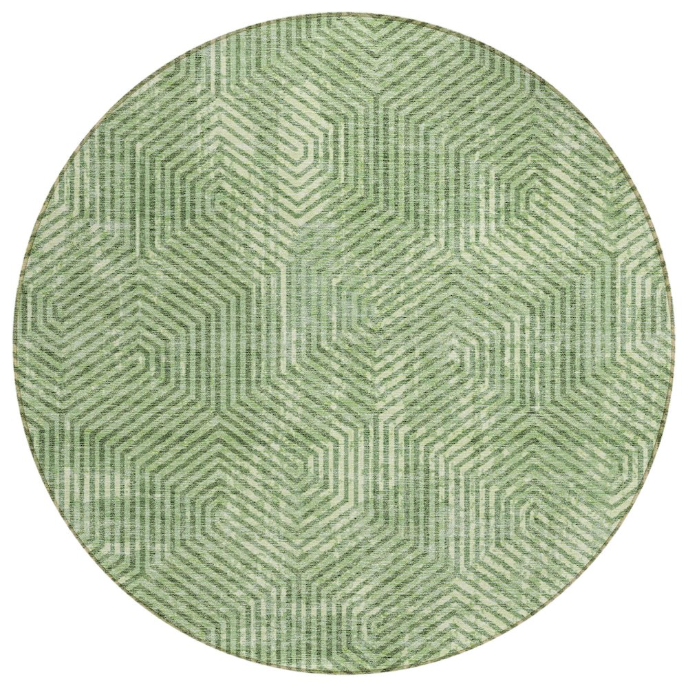 Chantille ACN912 Green 8' x 8' Rug. Picture 1
