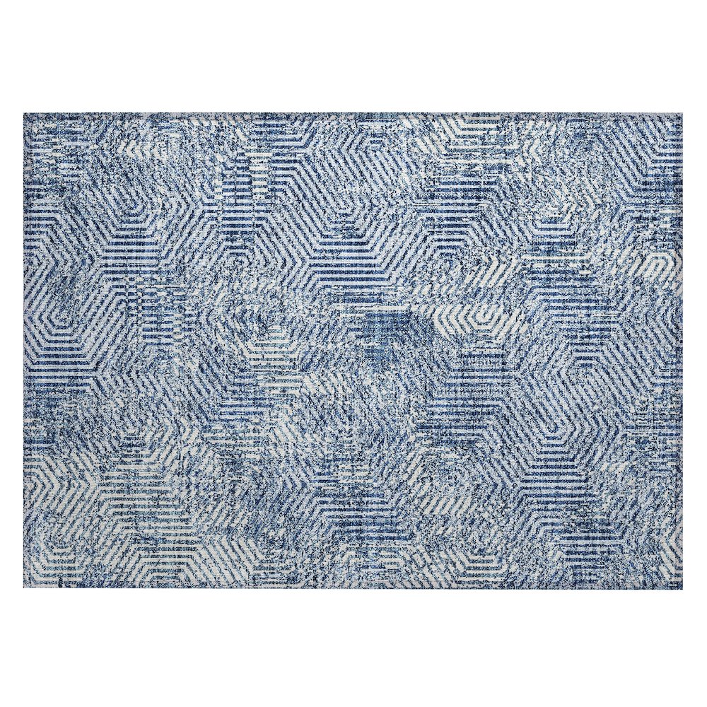 Chantille ACN912 Blue 1'8" x 2'6" Rug. Picture 1