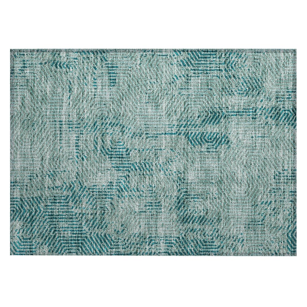 Chantille ACN912 Teal 1'8" x 2'6" Rug. Picture 1