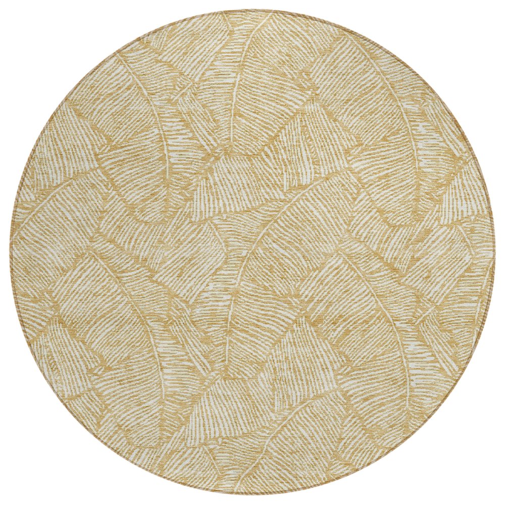 Chantille ACN913 Gold 8' x 8' Rug. Picture 1