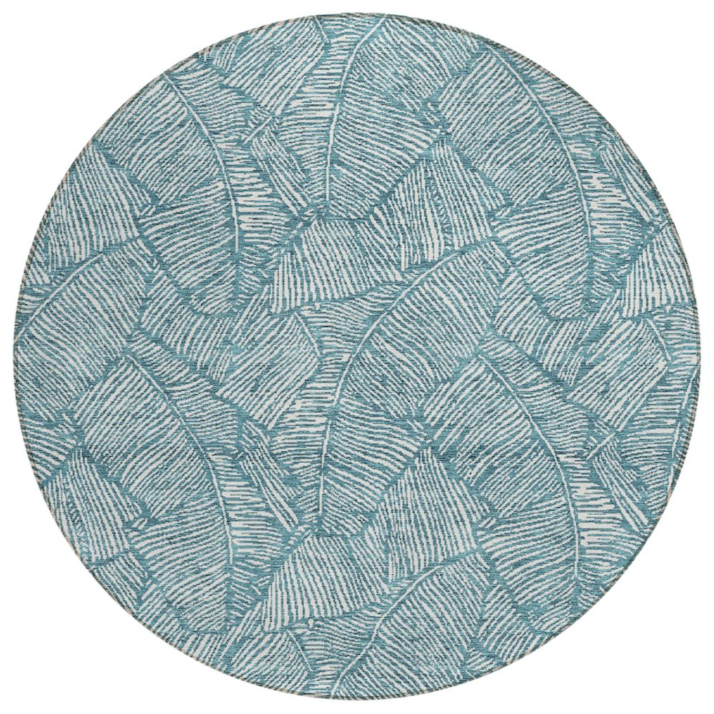 Chantille ACN913 Teal 8' x 8' Rug. Picture 1