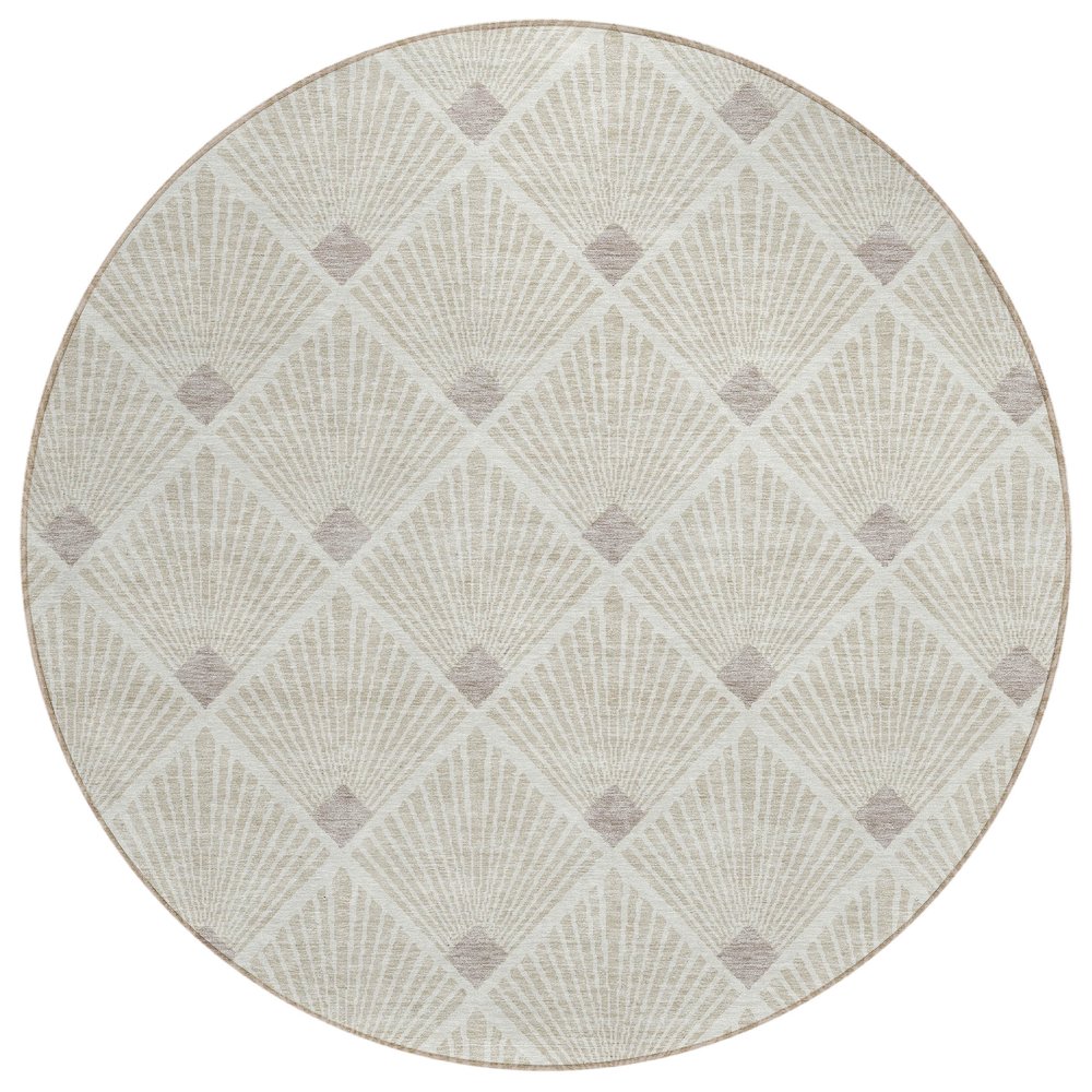 Chantille ACN914 Brown 8' x 8' Rug. Picture 1