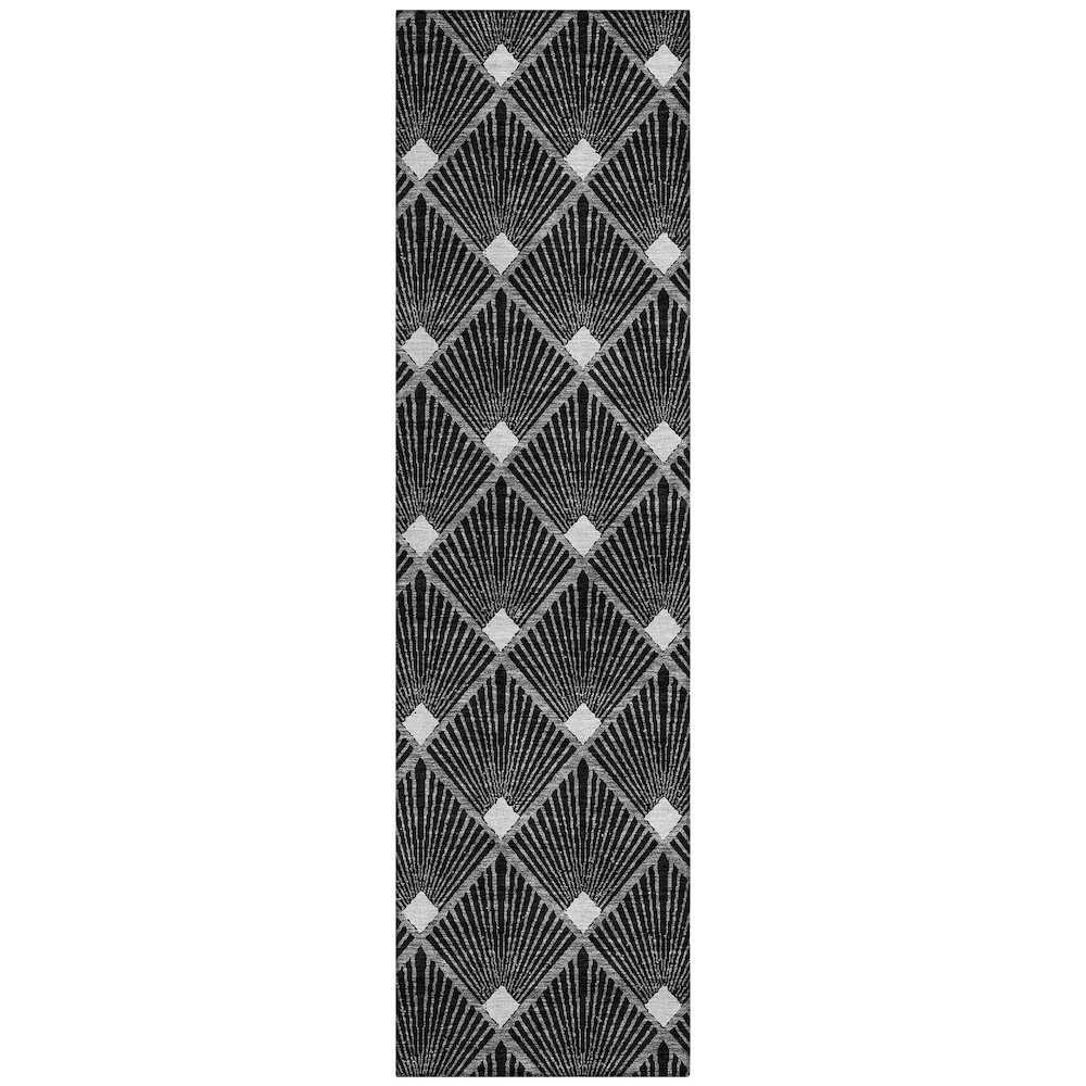 Chantille ACN914 Black 2'3" x 7'6" Rug. Picture 1