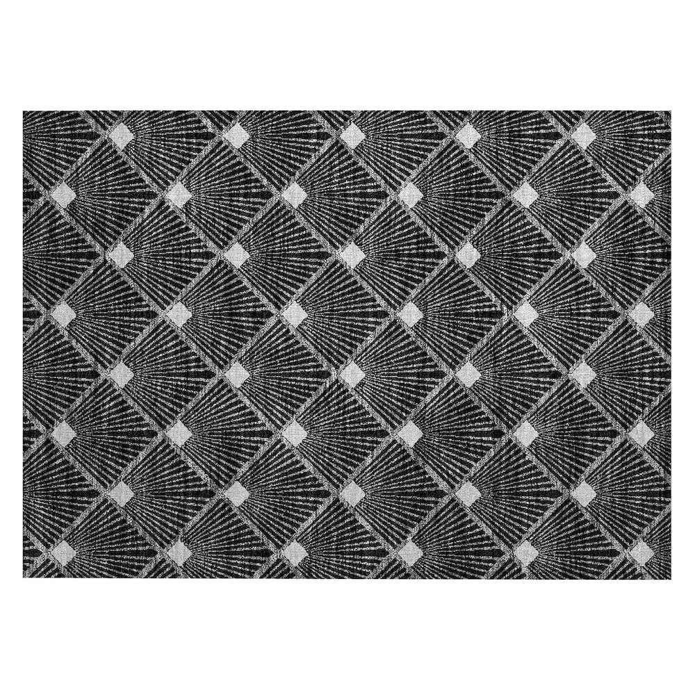 Chantille ACN914 Black 1'8" x 2'6" Rug. Picture 1