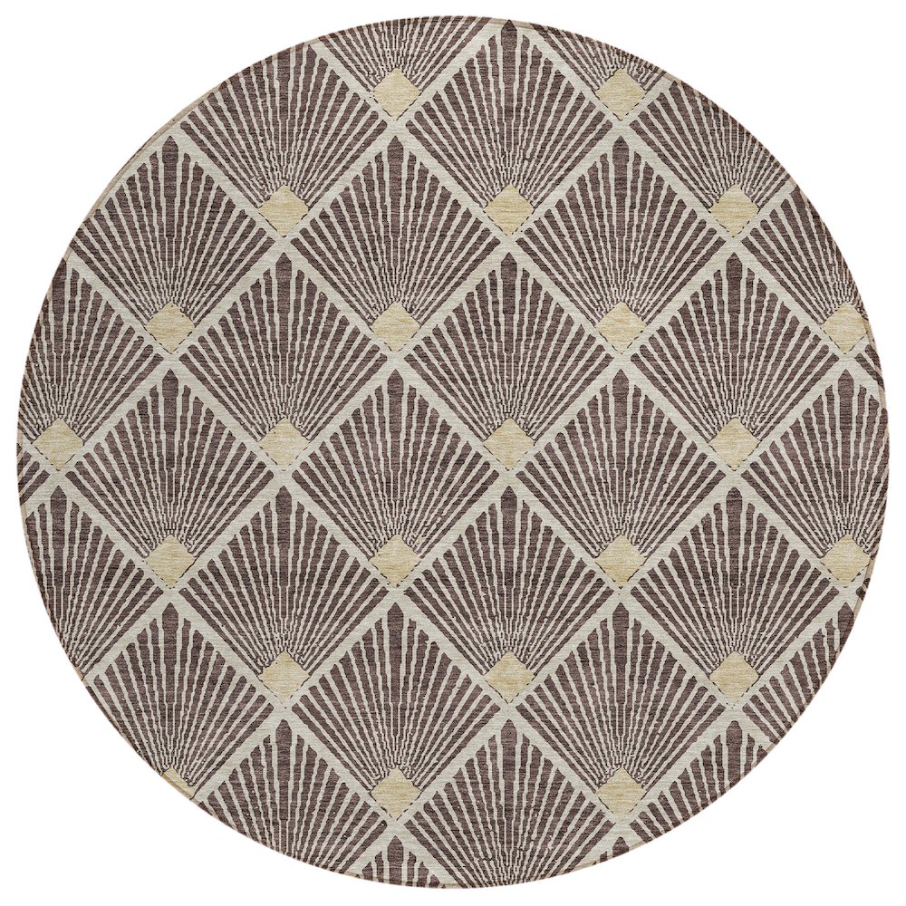 Chantille ACN914 Brown 8' x 8' Rug. Picture 1