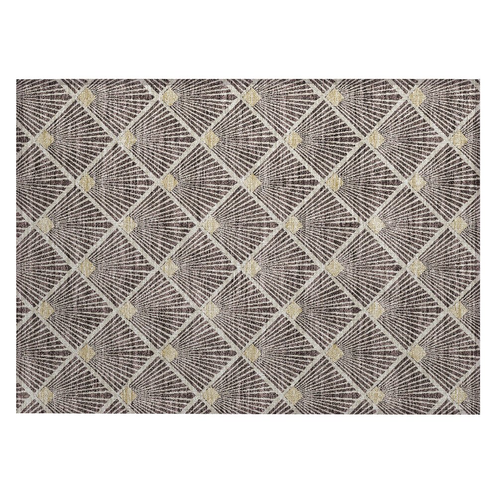 Chantille ACN914 Brown 1'8" x 2'6" Rug. Picture 1