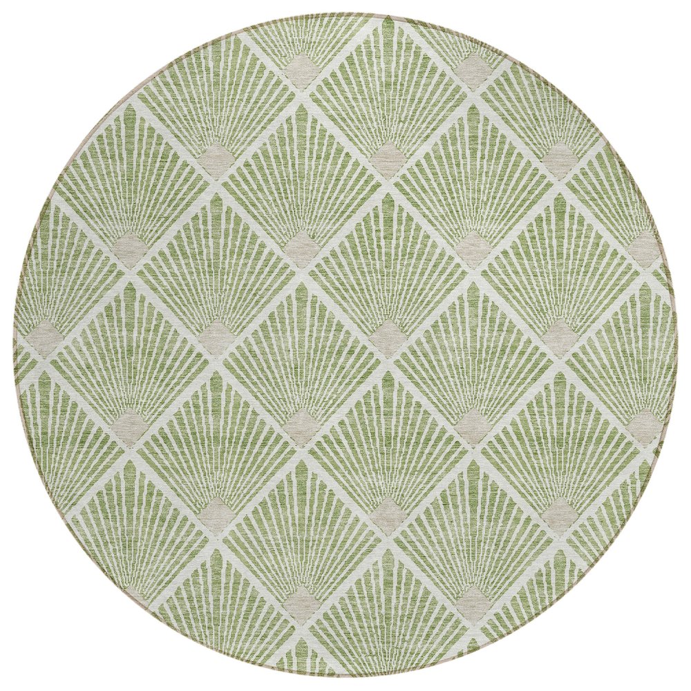 Chantille ACN914 Green 8' x 8' Rug. Picture 1