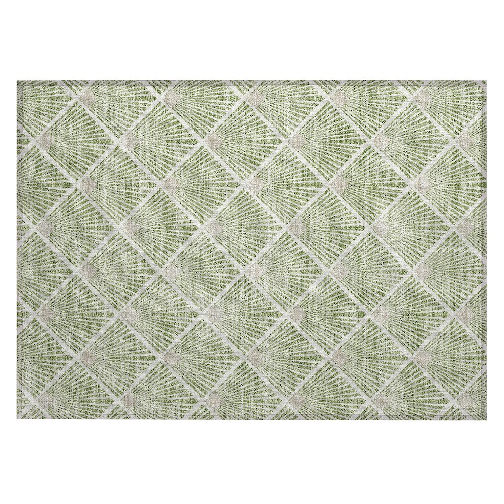 Chantille ACN914 Green 1'8" x 2'6" Rug. Picture 1