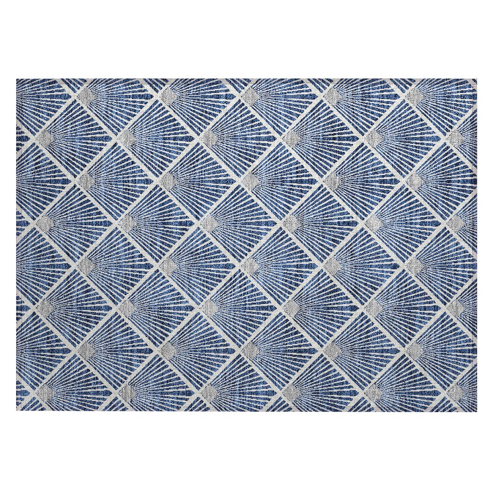 Chantille ACN914 Blue 1'8" x 2'6" Rug. Picture 1