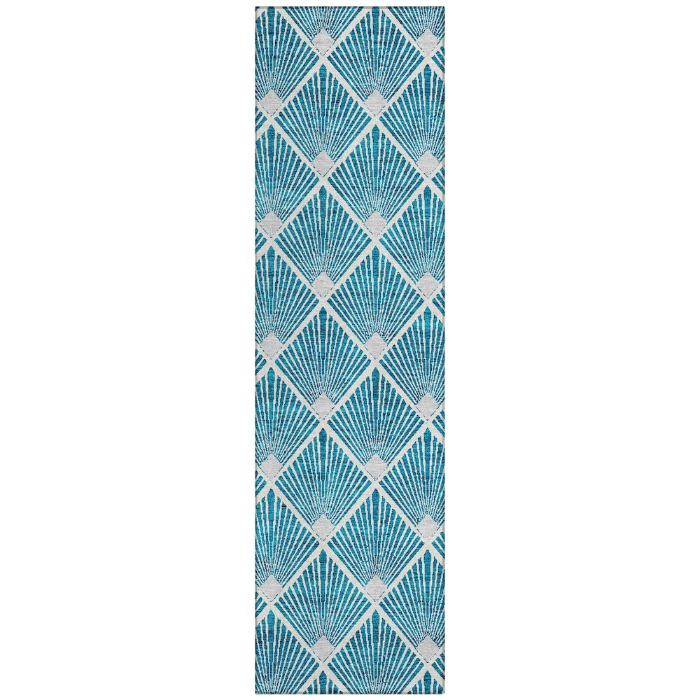 Chantille ACN914 Teal 2'3" x 7'6" Rug. Picture 1
