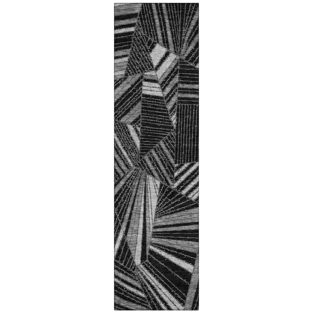 Chantille ACN915 Black 2'3" x 7'6" Rug. Picture 1
