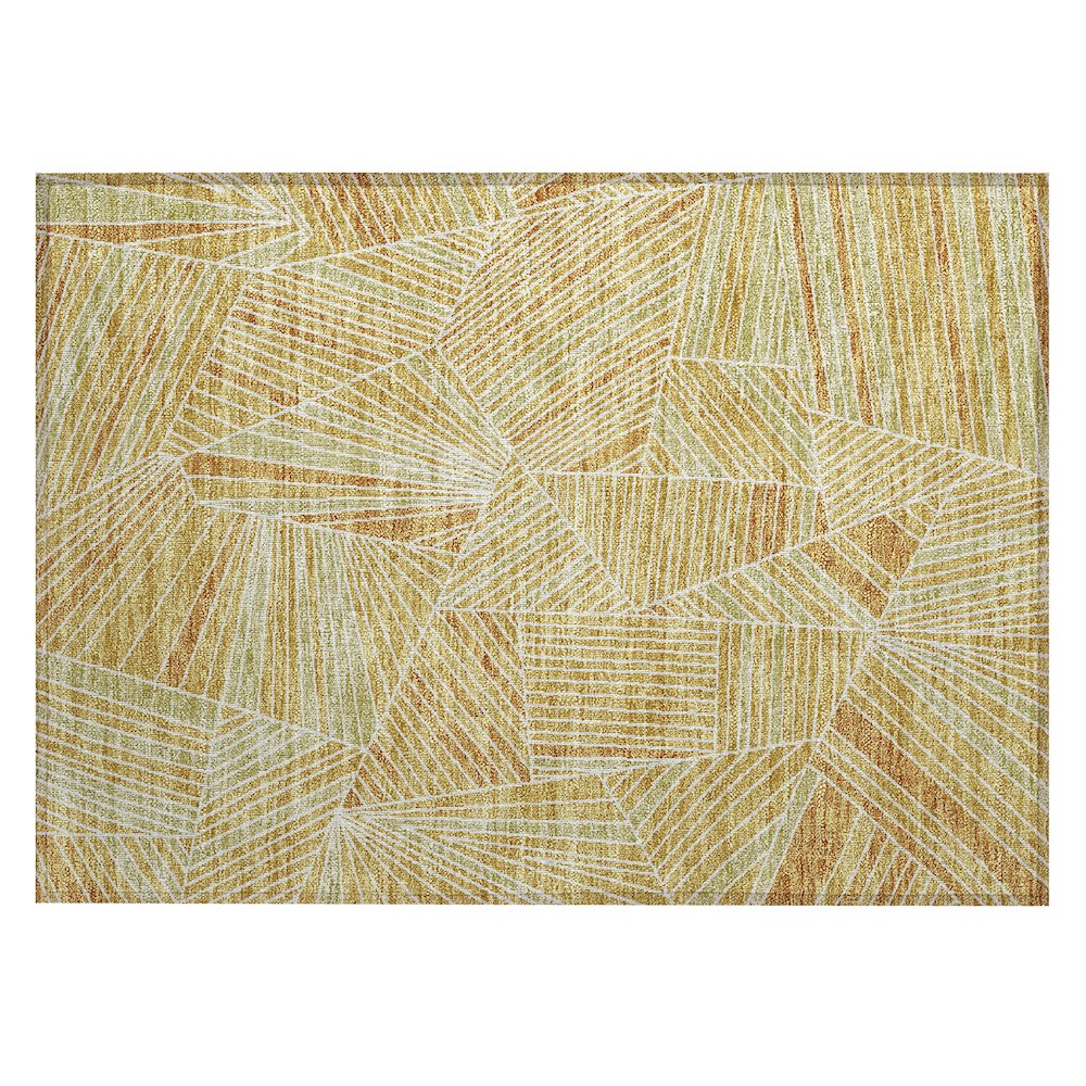 Chantille ACN915 Gold 1'8" x 2'6" Rug. Picture 1
