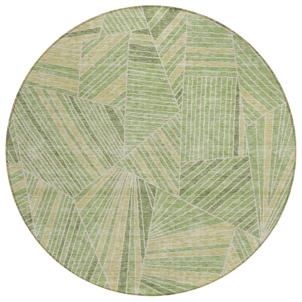 Chantille ACN915 Green 8' x 8' Rug. Picture 1