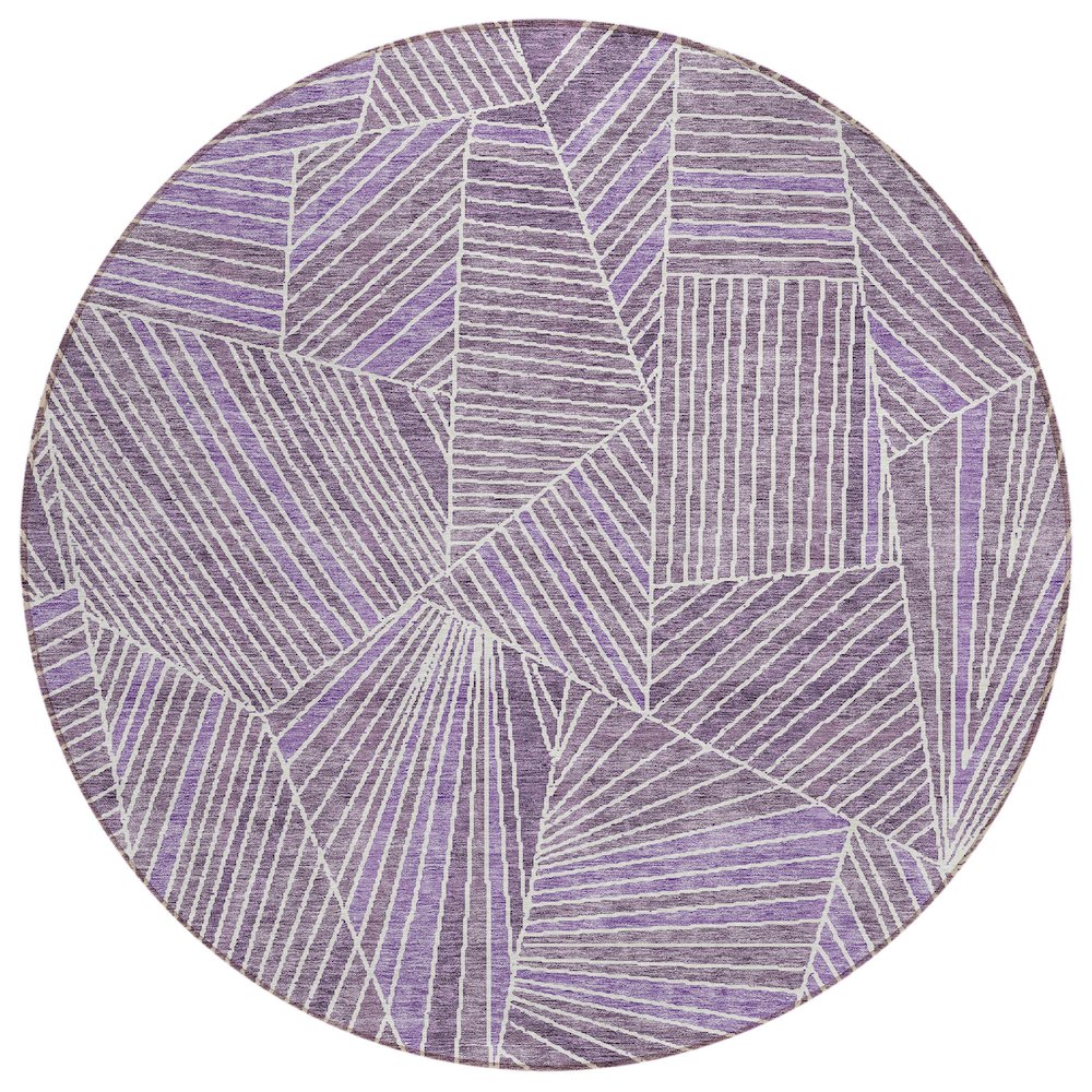 Chantille ACN915 Purple 8' x 8' Rug. Picture 1