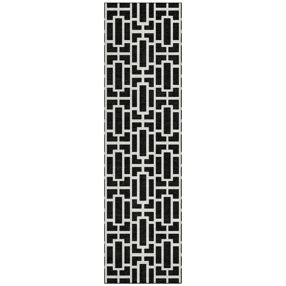 Chantille ACN916 Black 2'3" x 7'6" Rug. Picture 1
