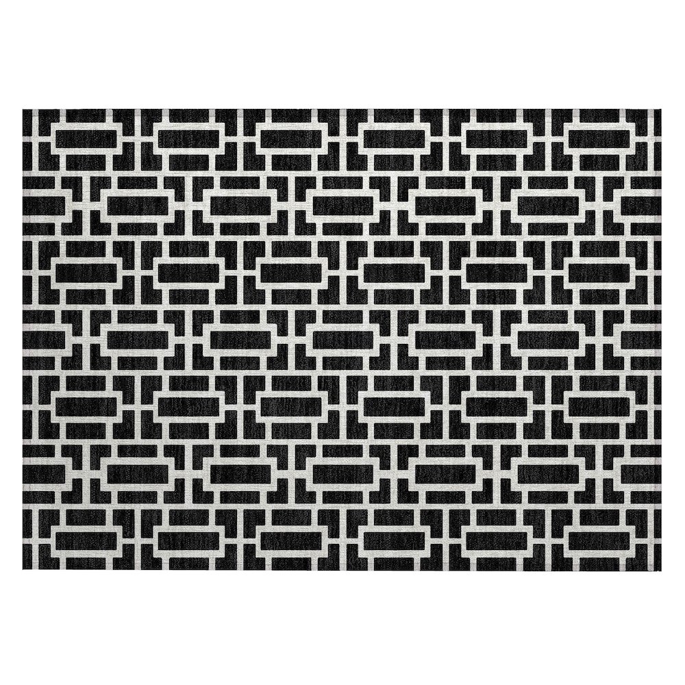 Chantille ACN916 Black 1'8" x 2'6" Rug. Picture 1