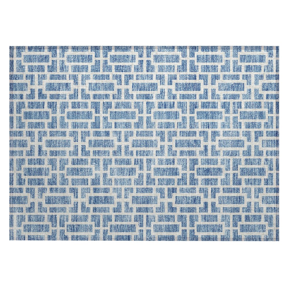Chantille ACN916 Blue 1'8" x 2'6" Rug. Picture 1