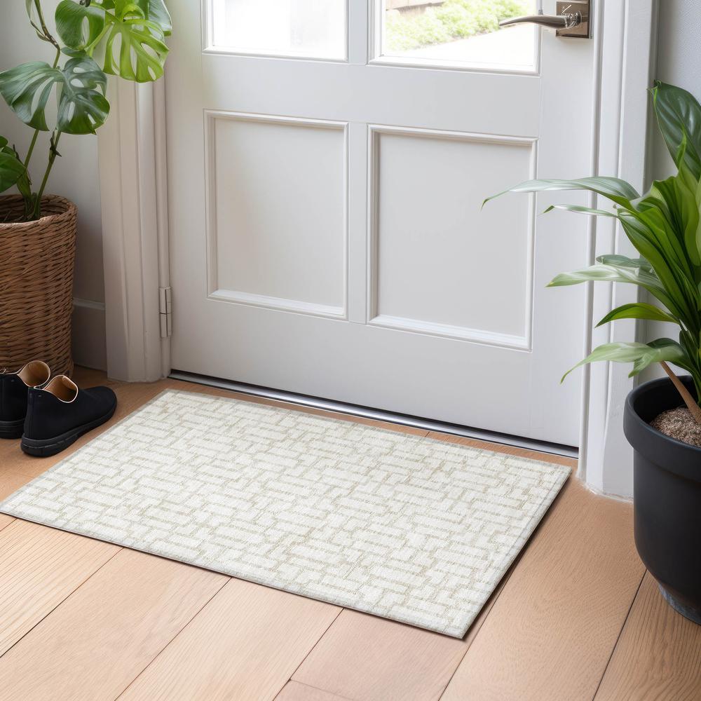 Chantille ACN916 Ivory 1'8" x 2'6" Rug. Picture 5