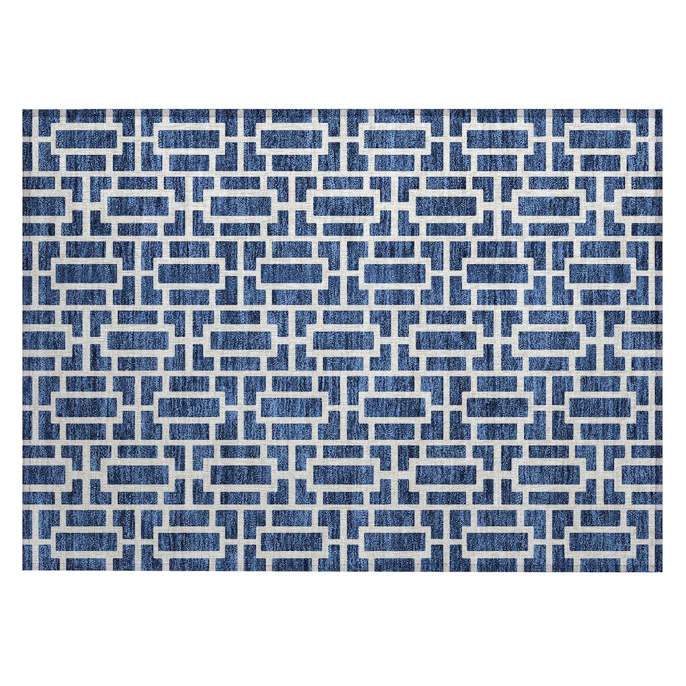 Chantille ACN916 Blue 1'8" x 2'6" Rug. Picture 1