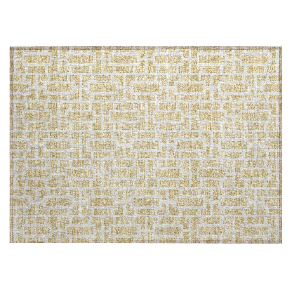 Chantille ACN916 Gold 1'8" x 2'6" Rug. Picture 1