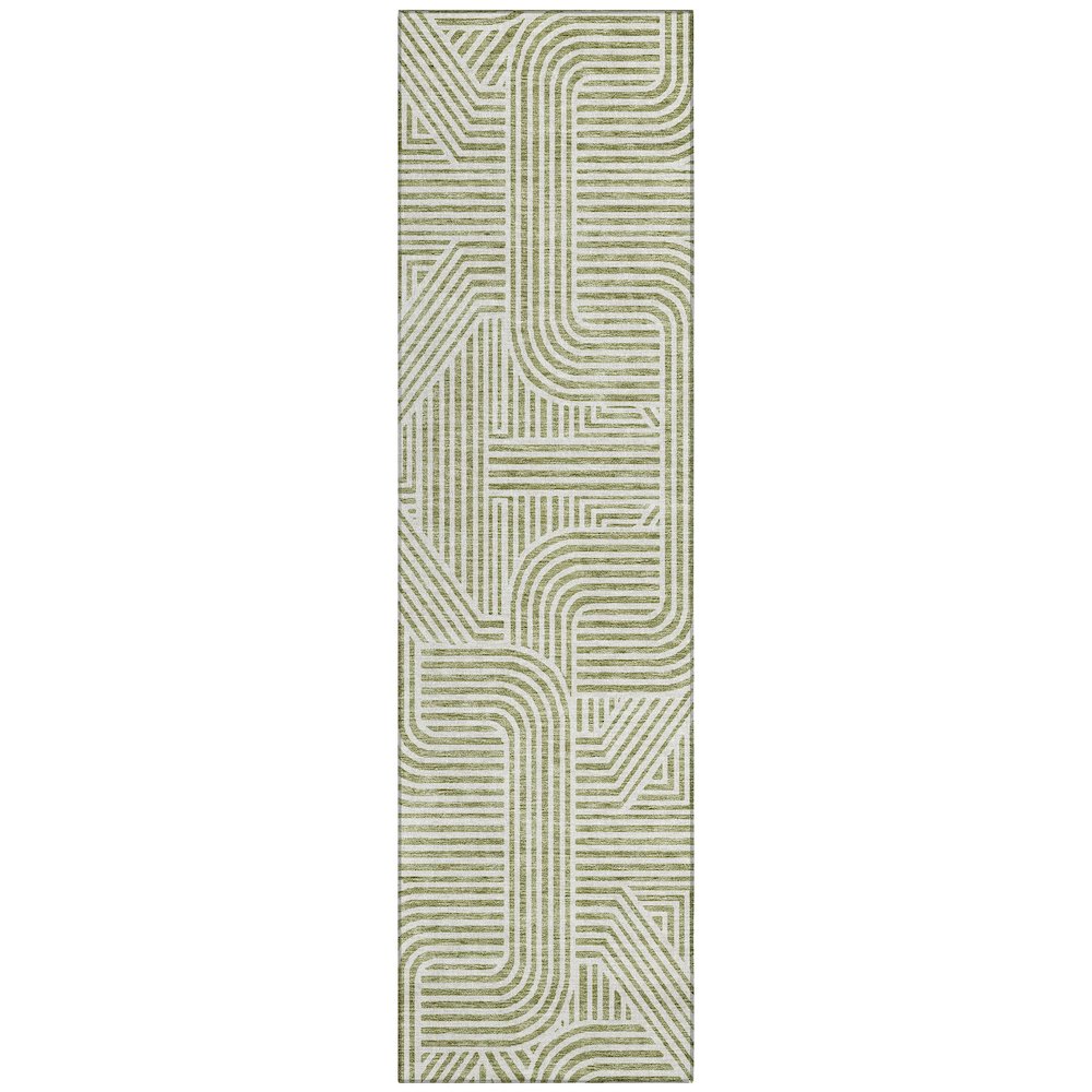 Chantille ACN917 Green 2'3" x 7'6" Rug. Picture 1